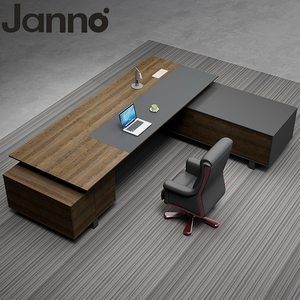 Luxe ceo gestionnaire bureau moderne pour mobilier de bureau en forme de conception - Product Image 4