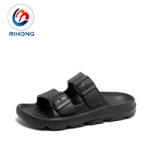 2024 mode chaude personnalisé oem logo liège hommes boucle sandales sandale <span class=keywords><strong>double</strong></span> boucle pantoufles - Product Image 2