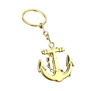 Llavero de <span class=keywords><strong>ancla</strong></span> vintage Llavero de mosquetón náutico de moda Estilo de dibujos animados de metal de aleación de zinc - Product Image 5