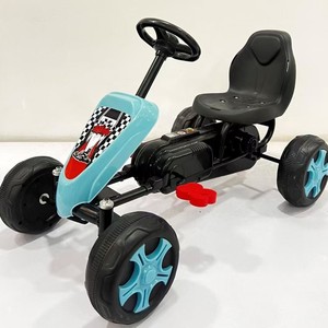 รถปั่นเท้าสำหรับเด็กอายุ 3-8 ปี รถโกคาร์ทคลาสสิกสำหรับเล่นกลางแจ้ง พร้อมคันเหยียบและคันเบรก - Product Image 2