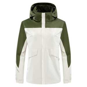 Chaqueta de Invierno para Mujer, Cálida, con Capucha, Cortavientos, de Una Sola Capa, Manga Larga, Capucha Desmontable, Logotipo Personalizado - Product Image 2