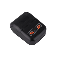 Printer kuitansi portabel Mini 58mm, Printer kode batang portabel untuk toko kopi