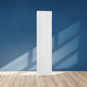 <span class=keywords><strong>Radiateur</strong></span> à tube rond PMG à <span class=keywords><strong>double</strong></span> tour blanc/anthracite de designer pour le chauffage domestique Systèmes de CVC électriques Forme carrée - Product Image 3