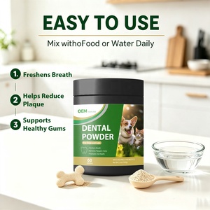 Complément Nutritionnel Naturel pour Animaux de Compagnie OEM ODM Marque Privée – Poudre Dentaire pour Animaux Favorisant l'Hygiène Bucco-Dentaire et l'Éclat de l'Haleine - Product Image 5