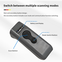 Escáner de Código de Barras 2D Portátil H-1800, Lector de Códigos QR Inalámbrico para Pagos Móviles Android IOS, Alta Resolución y Calidad