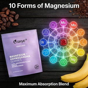 OEM/ODM 10-en-1 Gommes au complexe de magnésium avec Ashwagandha et L-Théanine - Soulagement du stress, soutien osseux et relaxation - Product Image 5