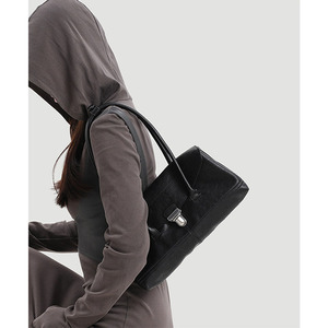 Women's Genuine Leather Boston <b>Bowling</b> Bag Fashion Zipper Closure High-end Two Straps for Daily Commute - Product Image 5