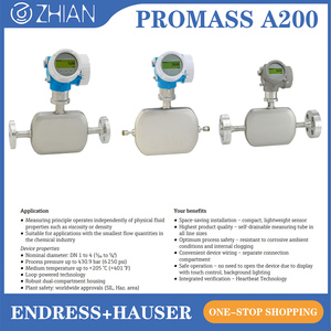 เครื่องวัดอัตราการไหลแบบ Coriolis รุ่น Proline Promass A200 ของ Endress+Hauser ของแท้ใหม่เอี่ยม สำหรับอัตราการไหลต่ำมาก - Product Image 6