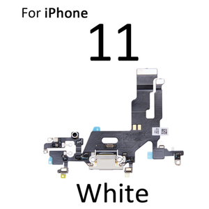 Câble flexible de charge pour <span class=keywords><strong>iPhone</strong></span> <span class=keywords><strong>11</strong></span> Pro Max prise USB connecteur de quai de Port de chargeur avec micro casque prise Audio câble flexible - Product Image 6