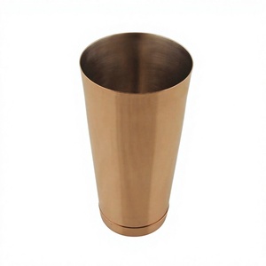 Coctelera Boston de Acero Inoxidable Ecológica con Certificación SGS y Acabado en Cobre para Herramientas de Bar - Product Image 1