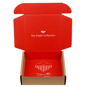 Caja de Envío de Cartón Corrugado con Logotipo Personalizado, Impresión Reciclable, Caja para <span class=keywords><strong>Correo</strong></span> Electrónico - Product Image 5