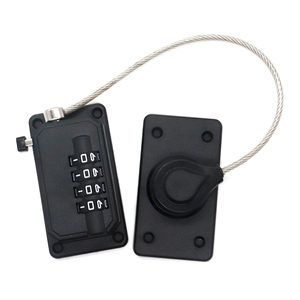 XMM-8037C mới ABS tủ lạnh khóa cáp kết hợp khóa <span class=keywords><strong>4</strong></span> chữ số khóa cửa tủ với chất kết dính mạnh mẽ cho trẻ em an toàn - Product Image 2