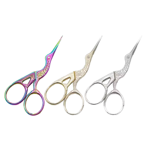 Ciseaux à broder vintage européens en acier inoxydable, à bord lisse, pour couper le fil et le fil à broder, usage domestique - Product Image 4