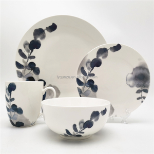 <span class=keywords><strong>Service</strong></span> <span class=keywords><strong>de</strong></span> vaisselle nordique bon marché, 16 pièces, <span class=keywords><strong>service</strong></span> <span class=keywords><strong>de</strong></span> <span class=keywords><strong>table</strong></span> en <span class=keywords><strong>porcelaine</strong></span> avec décalcomanie - Product Image 1