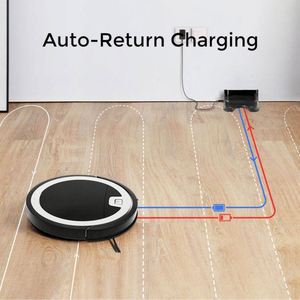 Nouveau design 2026 : Nettoyeur de sols avec sac, batterie, contrôle Wi-Fi via application, robot aspirateur et serpillière auto-rechargeable pour la maison - Product Image 4