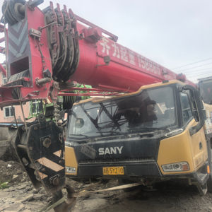 Grúa sobre camión usada China Sany STC500C5-8 STC500E5 STC500S STC500H 50T con motor y bomba Weichai, y rodamientos, ¡en oferta! - Product Image 1