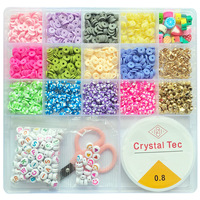 Kit de Fabricación de Joyas para Mujer, Cuentas de Vidrio con Accesorios para Hacer Aretes, Collares y Pulseras