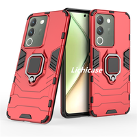 Lichicase prix usine 360 rotation anneau en métal support Protection contre les chocs couverture arrière pour vivo Y200 Y200E étui