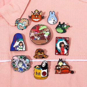 Japan Manga Collection Chest <b>Pin</b> Kawaii Clothing Backpack Decoration <b>Pin</b> Totoro Lapel <b>Pin</b> - Product Image 3