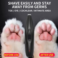 Tondeuse professionnelle rechargeable pour animaux de compagnie (chats/chiens) – Tondeuse de précision écologique en acier inoxydable pour pattes