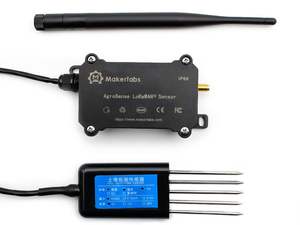 เครื่องตรวจวัดดิน AgroSense ของ Makerfabs ระบบ LoRaWAN (ความชื้น/อุณหภูมิ/ค่า pH/ค่า EC) ออกแบบมาเพื่อใช้งานในสภาพแวดล้อมที่รุนแรง บันทึกข้อมูลได้ 3K รายการ รุ่น D151 - Product Image 2
