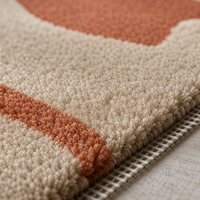 Tapis de mosquée sur mesure, fabriqué à la machine, en nylon Axminster à poils longs, moquette mur à mur pour salles de prière, OEM