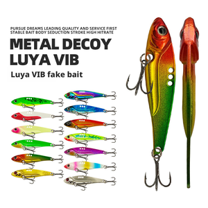 เหยื่อปลอมโลหะแบบแข็งพิมพ์ลาย VIB ร่องเลือดไบโอนิค ตีไกล เสริมความแข็งแรงด้วยตะขอสามทาง สำหรับตกปลาท็อปมัท คัลเตอร์ ในน้ำเค็ม - Product Image 2