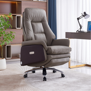 Silla de Gravedad Cero Personalizable, Silla de Cuero Genuino de Lujo, Comodidad para Oficina, Hogar y Negocios - Product Image 1