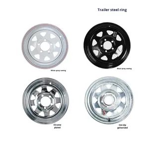 VENTE FLASH 2023] Jantes de <span class=keywords><strong>remorque</strong></span> populaires à <span class=keywords><strong>8</strong></span> branches avec <span class=keywords><strong>trous</strong></span> triangulaires de 13, 14, 15, 16, 17 <span class=keywords><strong>pouces</strong></span>, jantes sport 4x4 - Product Image 2