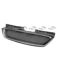 Grille de radiateur en fibre de carbone de style RS pour Hyundai Genesis Coupé 2009-2011