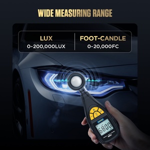 AUTOOL Foot-Candle Footcandle Te301 Medición de potencia Iluminómetro digital Fuente de luz Medidor de Lux Calibrador - Product Image 5