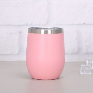 Verre à vin isotherme en acier inoxydable 304 de qualité supérieure, cadeau d'anniversaire pour femme, option logo personnalisé ASM09 - Product Image 3