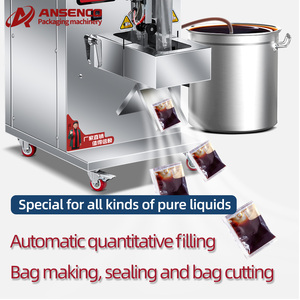 Alcohol Beverage <b>Wine</b> Syrup Orange Water Filling Wrapping Bags and Sealing Packaging Machine Automatic for Food User-friendly Pa - Product Image 5