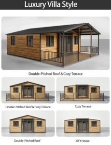 Cabaña Prefabricada de Lujo de 20 pies, Doble Ala Plegable, Completamente Amueblada, Villa Modular Prefabricada, <span class=keywords><strong>Casa</strong></span> Contenedor Expandible - Product Image 4