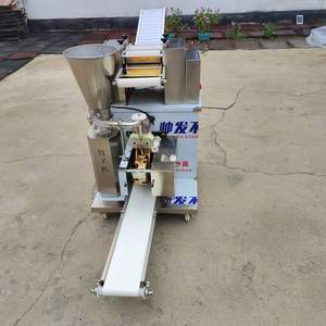 Machine à pâtes automatique 220V pour la fabrication de dumplings, empanadas, galettes, samosas, gyozas, tourtes jamaïcaines, pierogis et rouleaux de printemps, électrique - Product Image 3