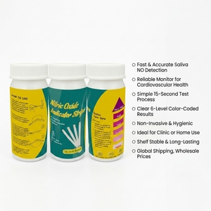 Bandes de test d'oxyde nitrique <span class=keywords><strong>salivaire</strong></span> non invasives, échantillon de salive, test rapide de santé des voies respiratoires, bandes de test pour usage domestique - Product Image 1