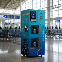 Machine de nettoyage de casques professionnelle, système automatique de nettoyage, désinfection, désodorisation, séchage et parfumation