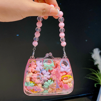 Nouveau serre-tête en forme de fleur en boîte de perles 2025 pour filles et bébés, élastique pour enfants, serre-tête pour enfants