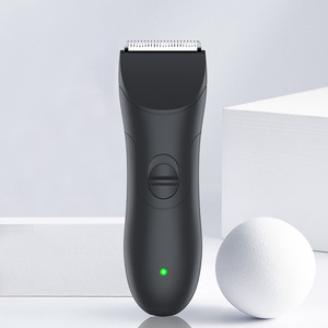 Afeitadoras impermeables IPX7 para hombres, color negro, recargable por USB, para el cuidado del cabello corporal, cortador de vello púbico, afeitadoras eléctricas - Product Image 1