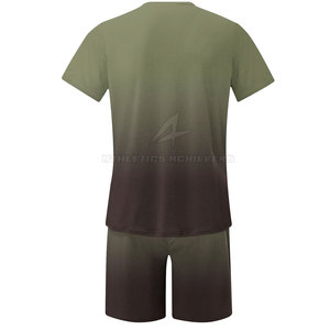 Conjunto de pantalones cortos y camisetas de gimnasio informales de verano de alta calidad para hombre Opciones personalizables disponibles Hecho en Pakistán al por mayor - Product Image 3
