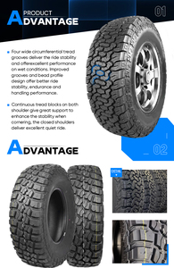 ยางเรเดียลแบบไม่มียางในสำหรับรถกระบะ MT Mud-terrain Marvemax 4x4 รุ่นใหม่ ได้รับใบรับรอง ECE ขนาด 245/70R16 265/60R18 เส้นผ่านศูนย์กลาง 16-20 นิ้ว ยี่ห้อ Hawkway - Product Image 5