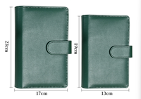 Mignon A6 Spiral PU Leather Organizer Planner Cover pour ordinateurs portables-Reliure à feuilles mobiles