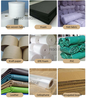 Enrouleur automatique de rouleaux de papier kraft en mousse EPE pour refendre les tissus en cuir et les textiles
