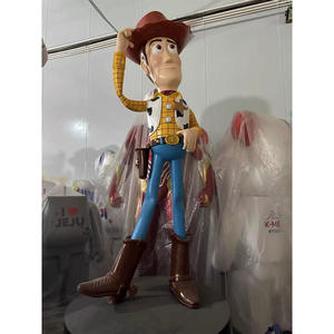 Personaggio dei cartoni animati su misura di fabbrica scultura decorazione della casa statua sceriffo legnoso per <span class=keywords><strong>la</strong></span> vendita - Product Image 4