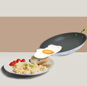 Juego de Utensilios de Cocina de Aluminio Forjado Antiadherente de Alta Calidad con Diseño de Impresión por Transferencia de Agua y Fondo de Inducción - Product Image 4