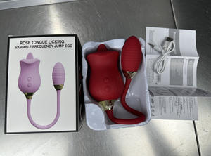 二合一玫瑰舌振动器g点 & 阴蒂刺激器成人玩具男女假阴茎按摩手淫性玩具 - Product Image 6