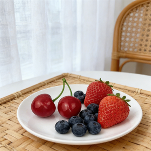 6cm Double Headed Cherry Model Eco-Friendly Plastic Faux Food Display Decoration Business Gift Red DIY Green Handle Kitchen - Product Image 4
