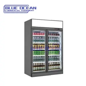 Affichage de vitrine de congélateur de réfrigérateur à température unique avec support de boîte à lumière de promotion - Product Image 2