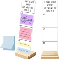 Autocollant décoratif rectangulaire en acrylique pour moniteur d'ordinateur, avec logo et message, technique d'impression, pour anniversaire et remise de diplôme