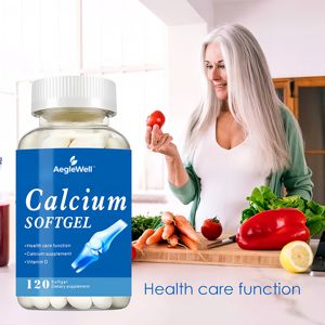 AegleWell Çok Satan Kalsiyum ve <span class=keywords><strong>D3</strong></span> Vitamini Yumuşak Jel Kapsülleri Sporcu Besin Takviyesi Kemik Sağlığı İçin - Product Image 5